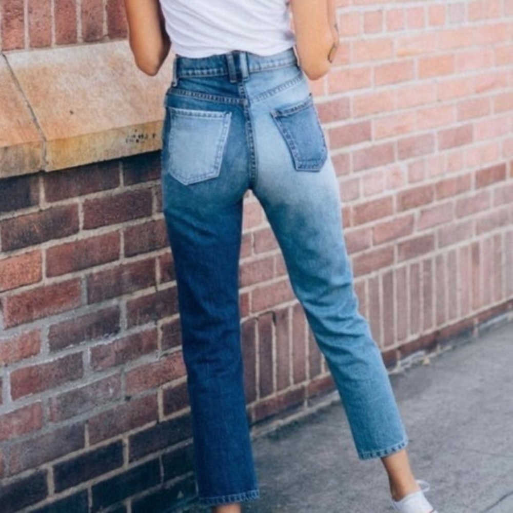 Revice Two-Toned Jeans Size 26 Distressed